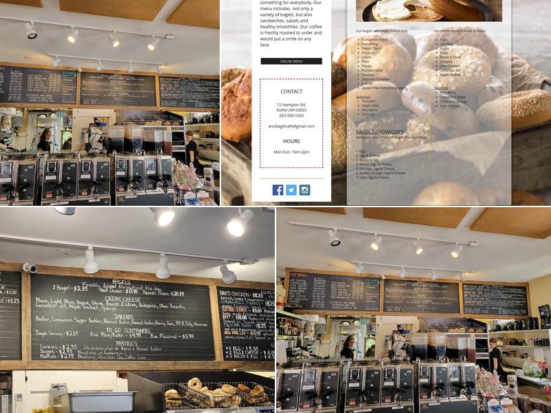 Ani's Bagel Cafe Menu