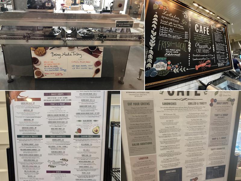 Stonewall Kitchen Cafe Menu