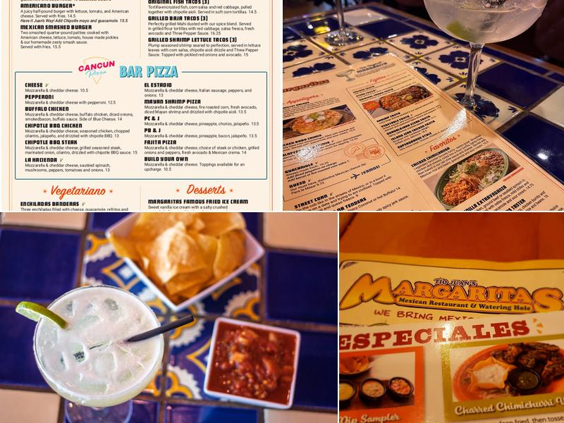Margaritas Mexican Restaurant Menu