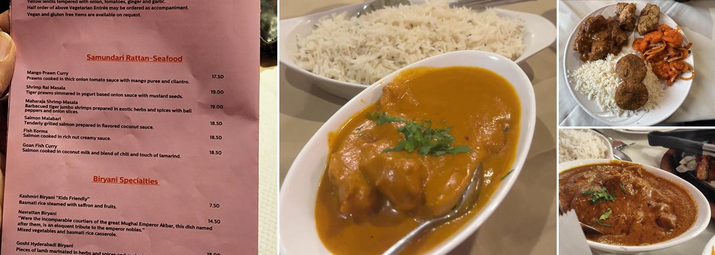 Jaipur Royal Indian Cuisine Menu