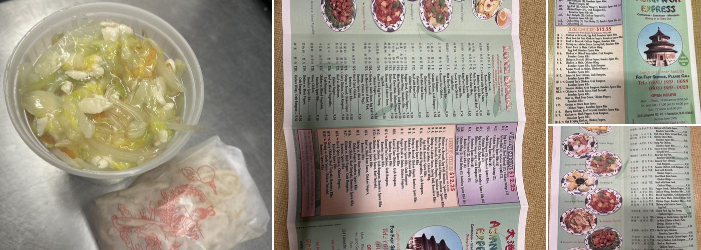Asian Wok Express Menu