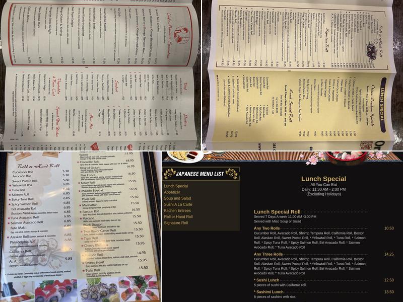 Orient Pearl Menu