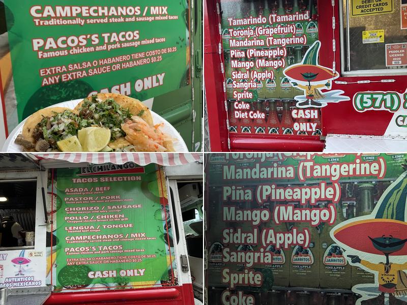 Tacos El Chilango Menu