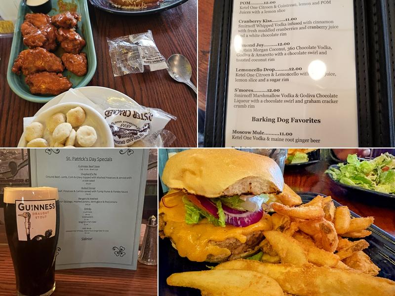 Barking Dog Bar & Grill Menu