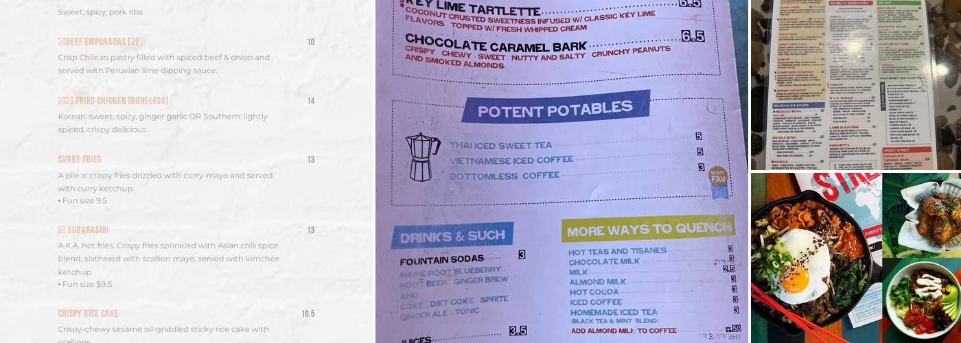 Street Menu