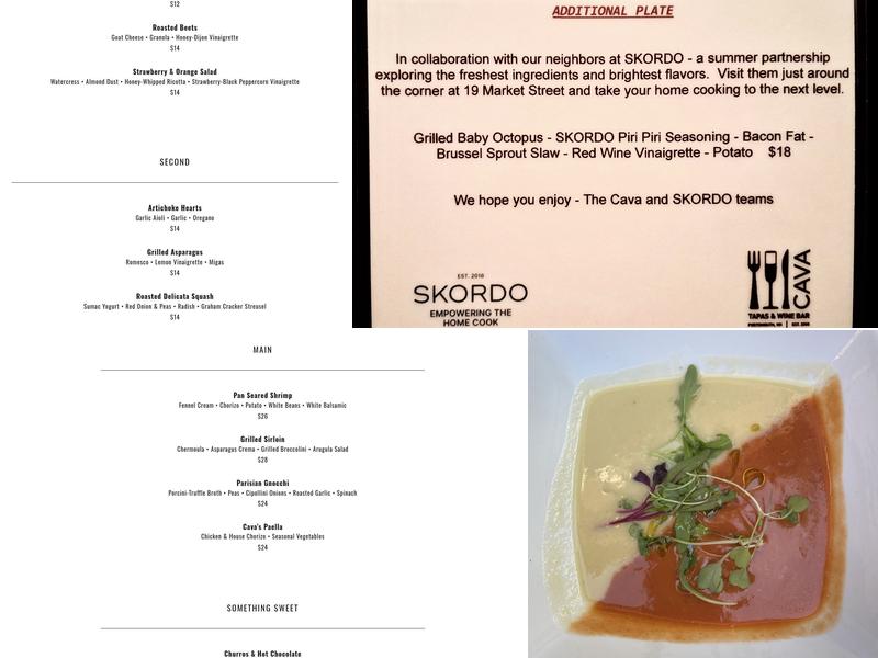 Cava Menu