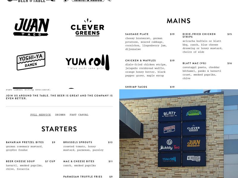 Flagship Commons Menu