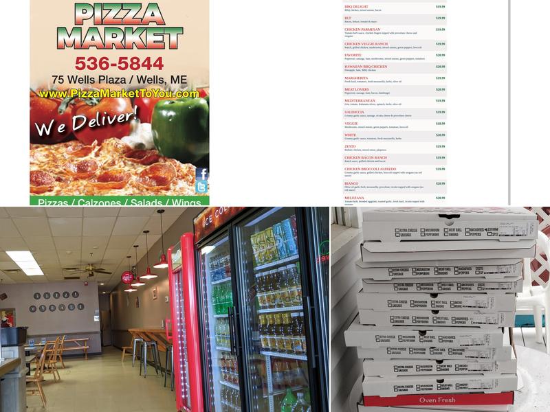 Pizza Market Wells Menu