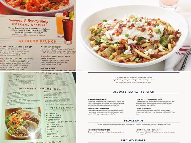 Silver Diner Menu