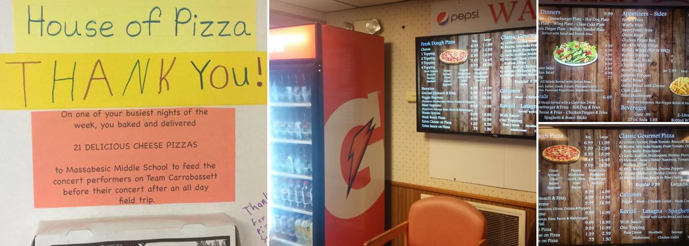 Waterboro House of Pizza Menu