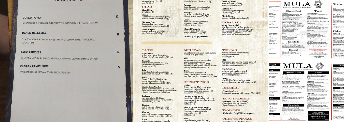 Mula Menu