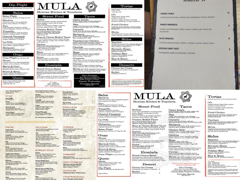 Mula Menu