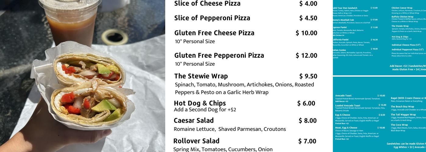 Rollover Cafe Menu