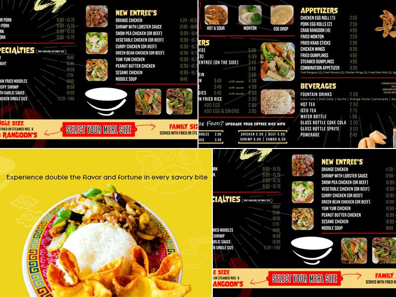 Rice Bowl Menu