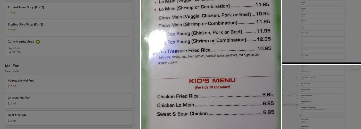 Crystal Jade Restaurant Menu