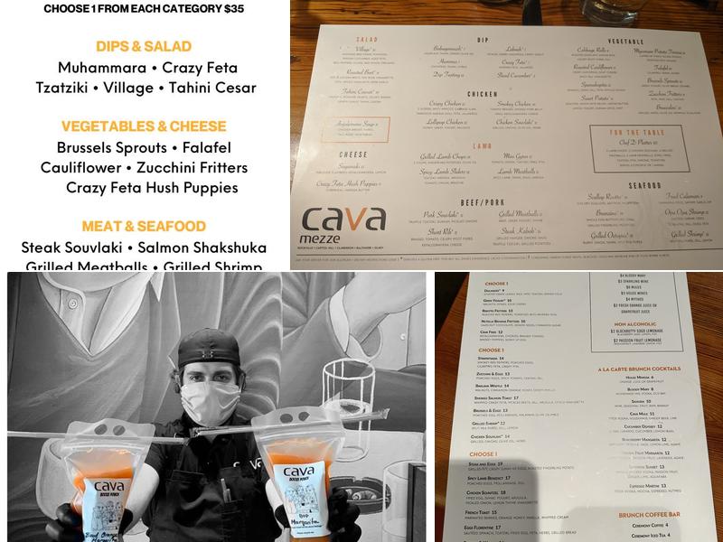 Cava Mezze Menu