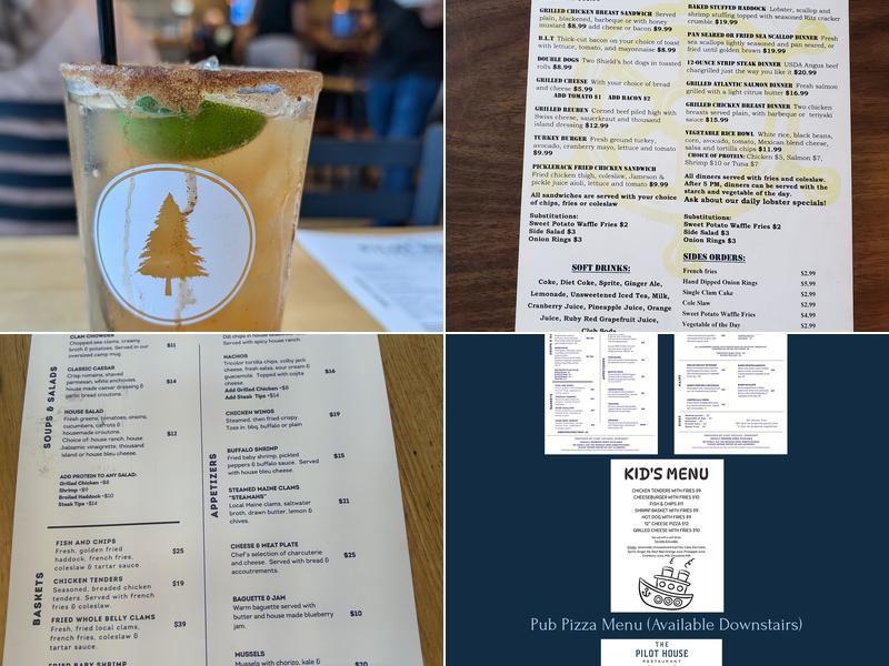 The Pilot House Menu