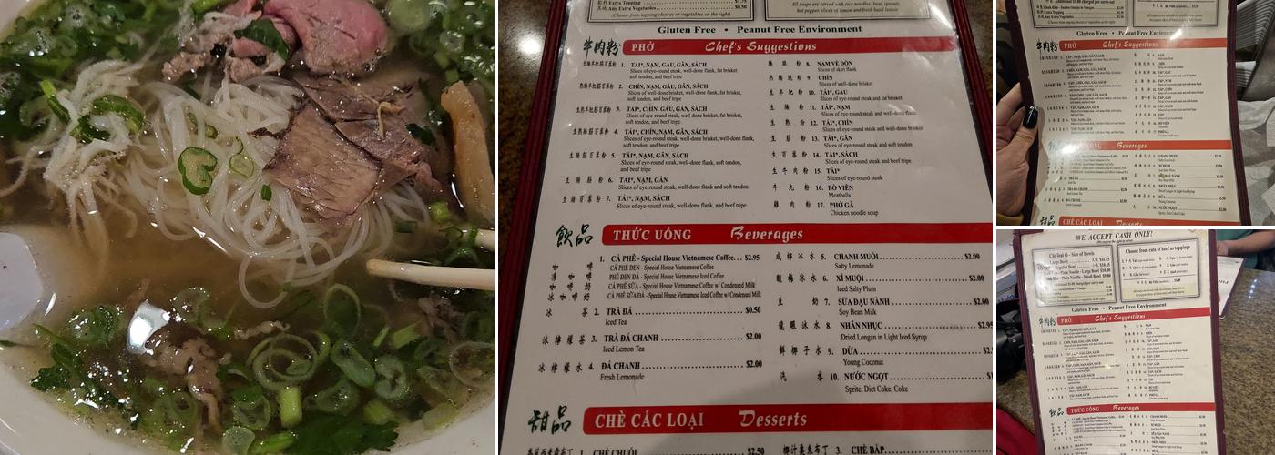 Pho 75 Menu