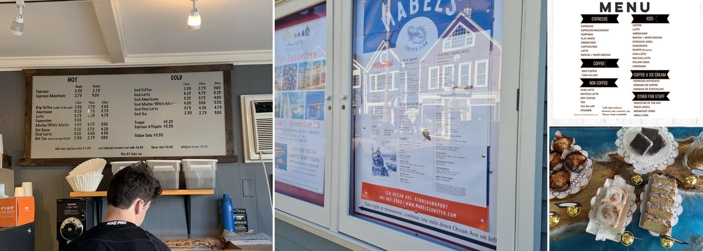 Dock Square Coffee House Menu