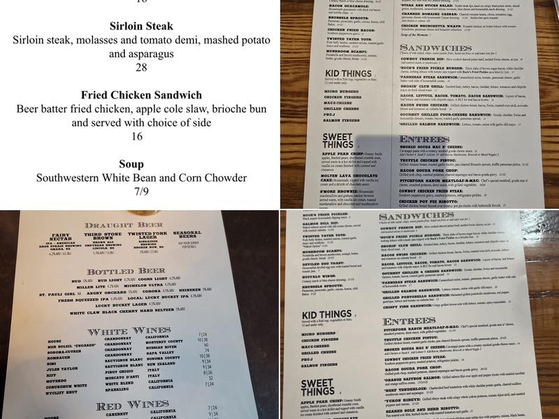 Twisted Fork Menu