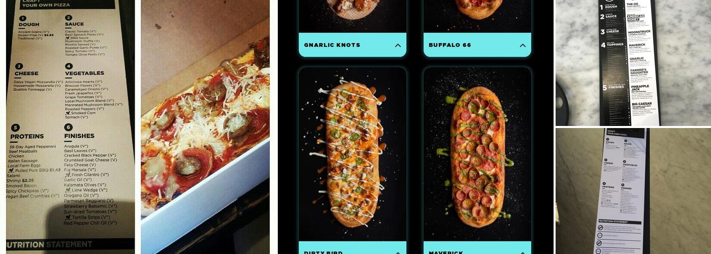 &pizza - Bethesda Menu