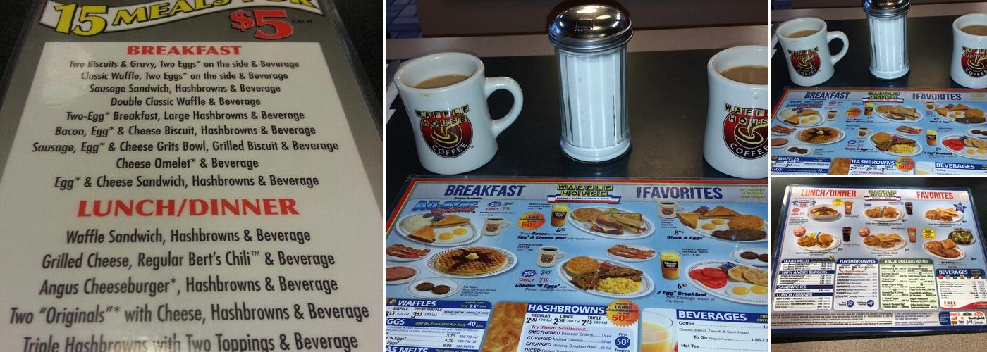 Waffle House Menu