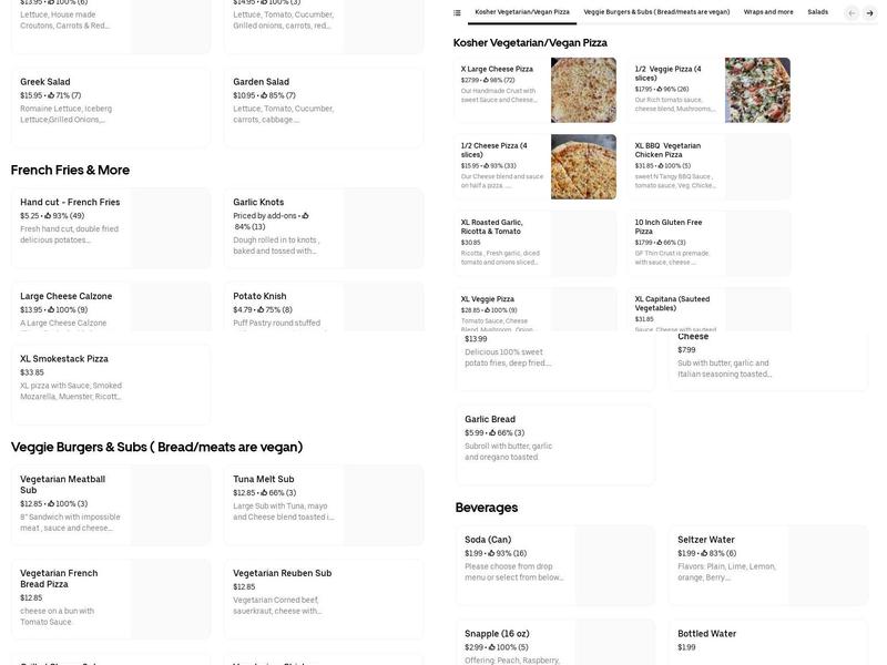 Nut House Pizza Menu