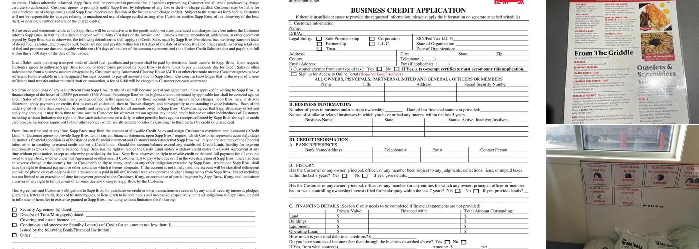 Apple Barrel Restaurant Menu