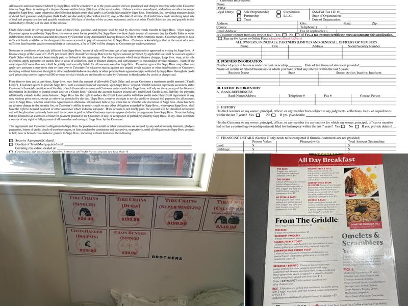 Apple Barrel Restaurant Menu