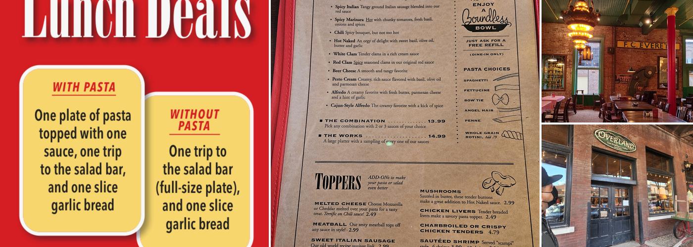 Spaghetti Works Menu
