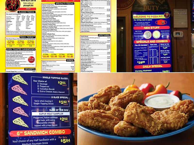 Pizza Pit Menu