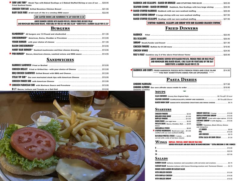 Stutesys Pub & Grille Menu
