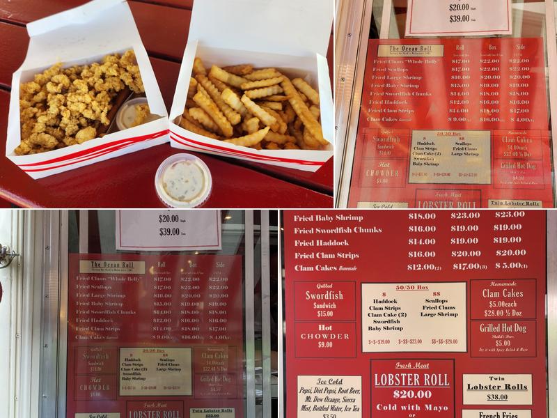 Ocean Roll Menu