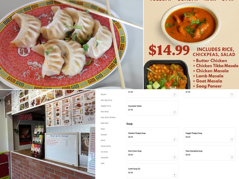 Moh Moh Licious Menu