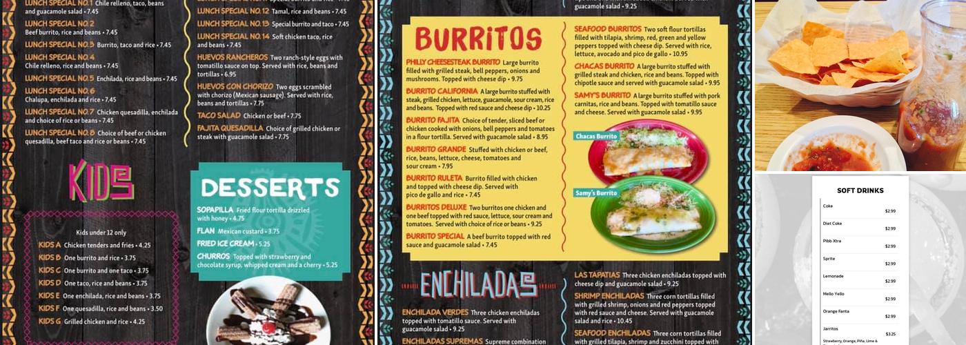 El Azteca Menu