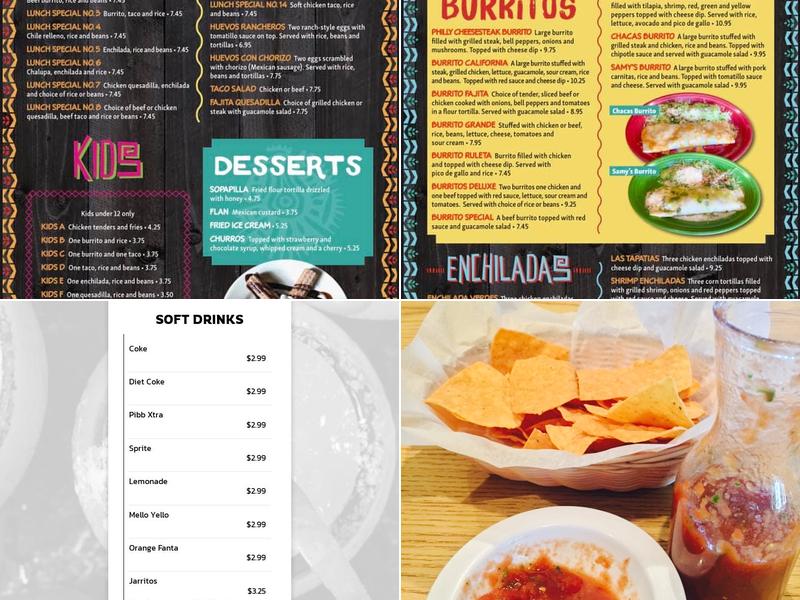 El Azteca Menu