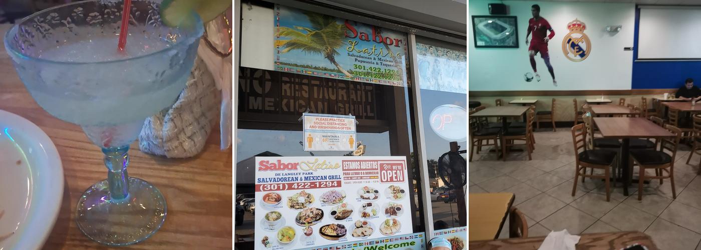 Sabor Latino Menu