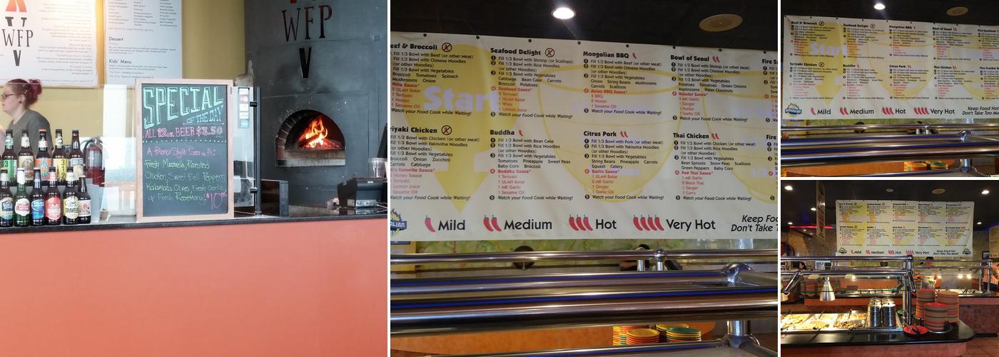 W & Z Mongolian Buffet Menu