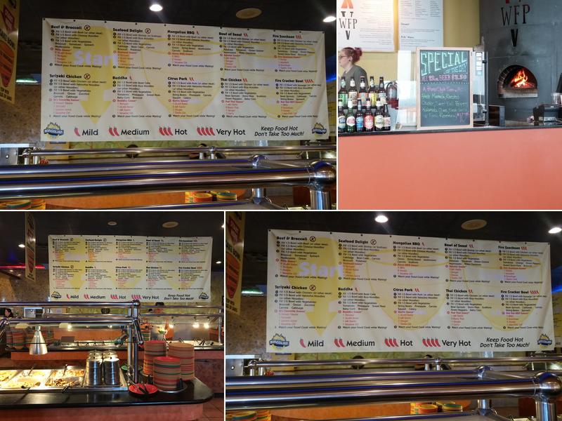 W & Z Mongolian Buffet Menu