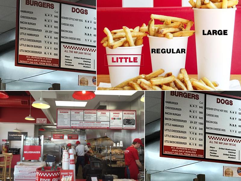 Five Guys Menu