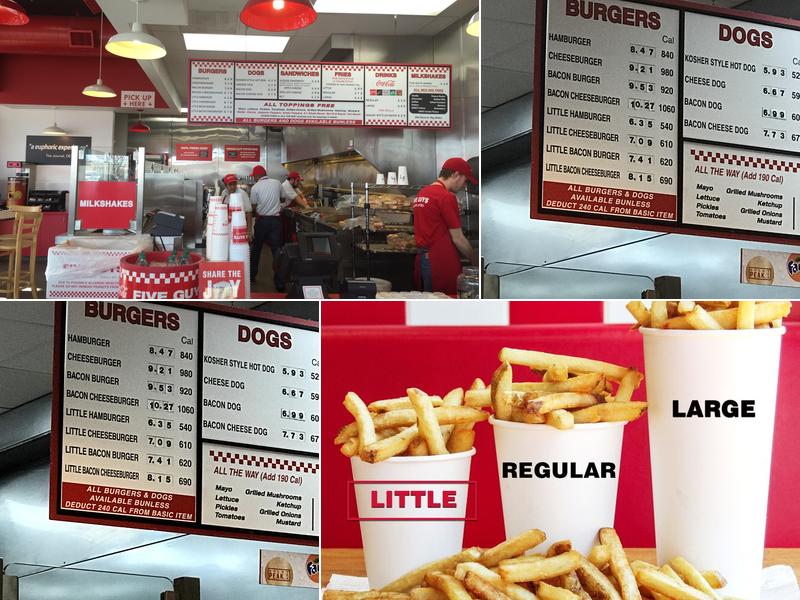 Five Guys Menu