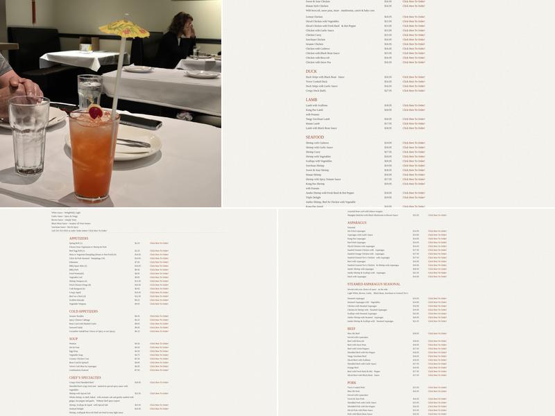 City lights of china Menu