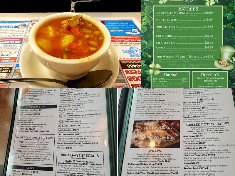 Double T Diner Menu