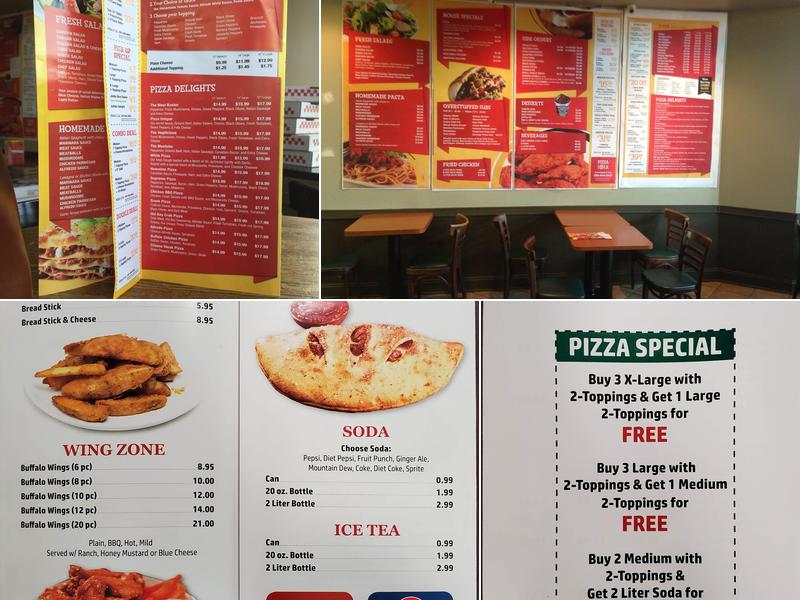 Pizzaiole Menu