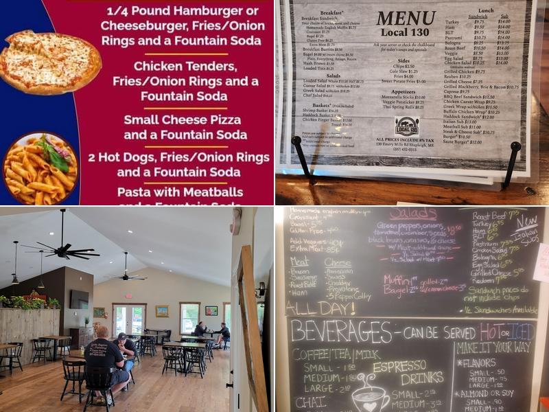 Keepin' It Local Menu