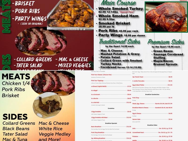 Ardmore Carry Out Menu