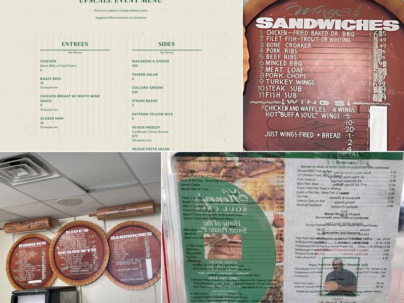 Henry's Soul Cafe Menu