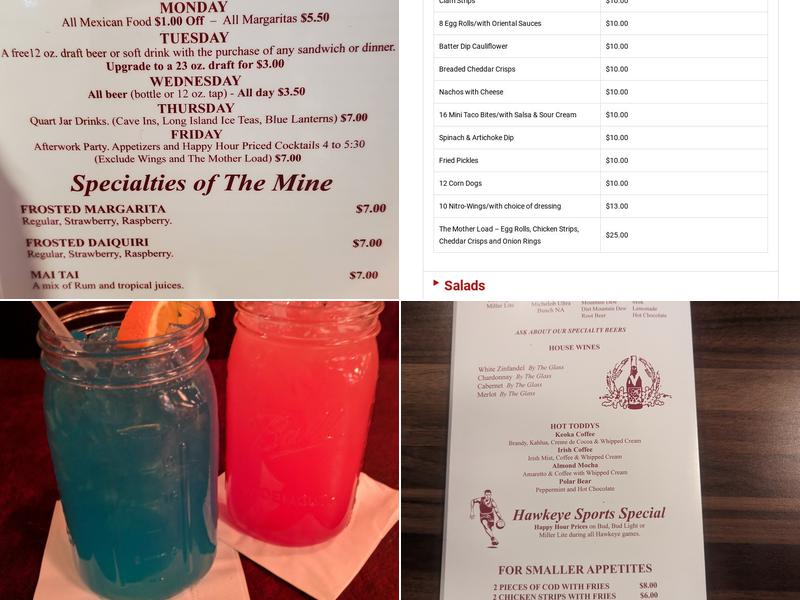 Dubuque Mining Co Menu