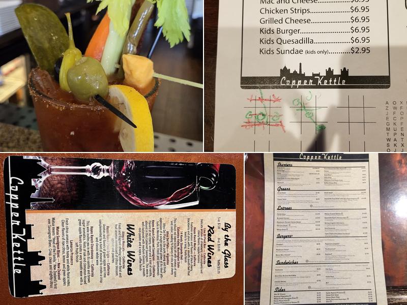 Copper Kettle Menu