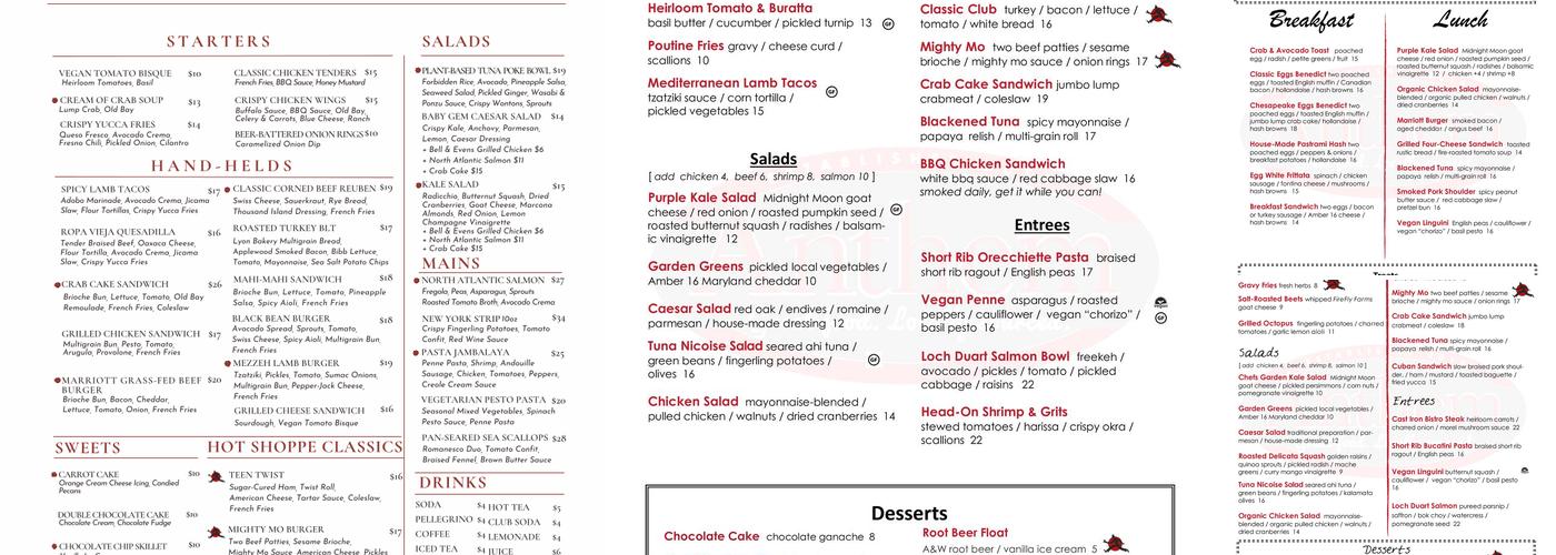 Anthem Menu